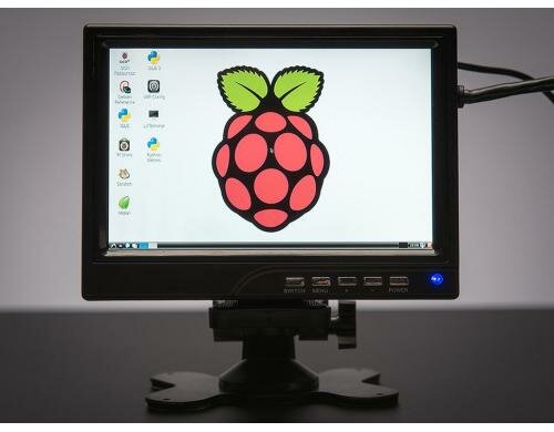 Adafruit HDMI: 7 IPS LCD Display+Speaker inkl.Gehäuse, 1280x800, VGA,HDMI, ohne NT