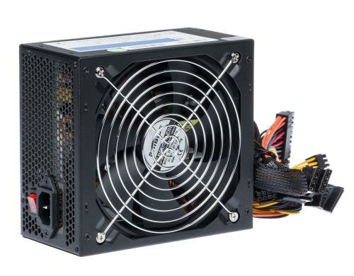 Netzteil Eurocase ATX-650-14 PFC, 650W ATX, 14 cm Lüfter, 20/24 Pin