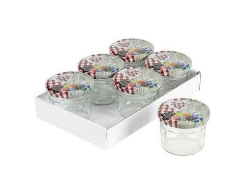 My Basics Einkochgläser mit Deckel Herzdeko 6 Stück, 240ml