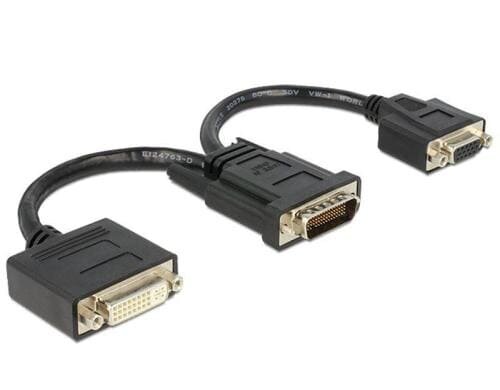 Delock DMS-59 zu 1xDVI+91xVGA Adapter, 20cm