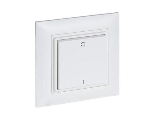 Omnio EnOcean Funk-Wandsender 2/4-Kanal WS-CH-102-L-rw, weiss,  Beschriftung I/O