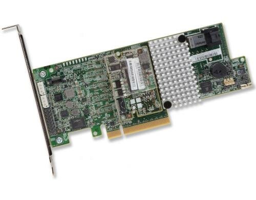 LSI SAS9380-8e: 8 Port RAID SAS3-Kontroller single, 12Gbps, PCIe-x8 Gen3, LP,1xSFF-8644