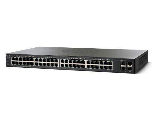 Cisco SF220-48: 48 Port Smart Plus Switch 48xFE, 2xSFP/RJ45 1G