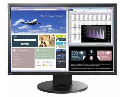 EIZO EV2216W-Swiss Edition 22 schwarz 1680x1050, 16:10, 5ms, VGA, DVI, DP, 250cd