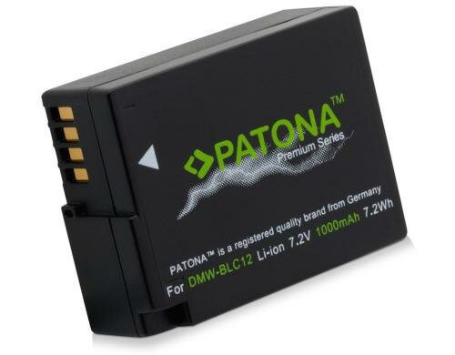 PATONA Akku BLC12, 1000 mAh /7.2V für FZ1000/FZ200/G6/G5