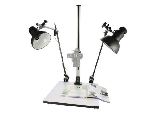 Dörr Repro Stand H 75 Set Grundplatte 48x40cm, Säulenhöhe 82cm