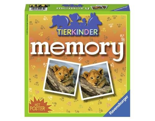 Ravensburger Spiele, Tierkinder Memory Alter: 4+, Spieleranzahl: 2-8