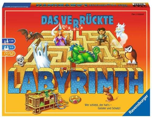 Ravensburger Spiele, verrückte Labyrinth Alter: 7+, Spieleranzahl: 2-6