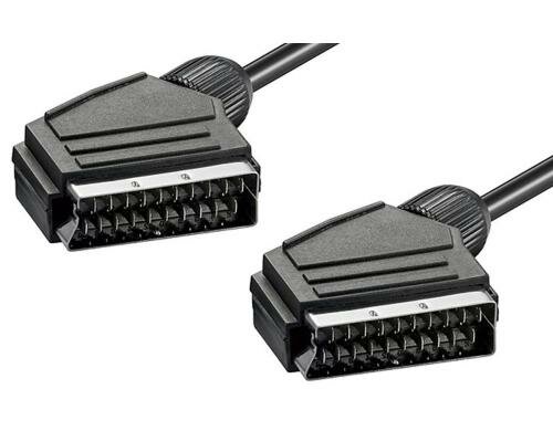 Scart Video Kabel, 2m Stecker auf Stecker