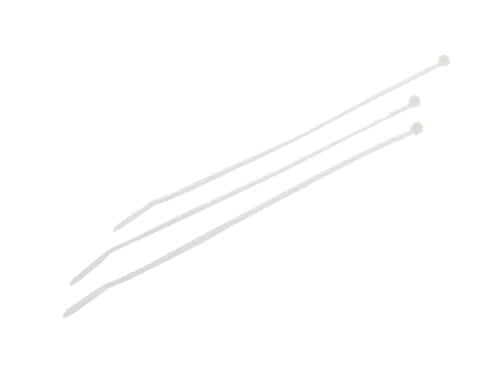 Kabelbinder 200 x 2.5mm, 100 Stück transparent