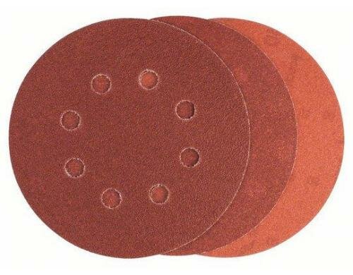 BOSCH Schleifblatt-Set 6-teilig 125 mm, Körnung K60, K120, K240