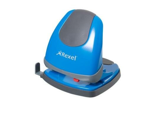 Rexel Zweifachlocher Easytouch Blau locht bis zu 30 Blatt auf einmal