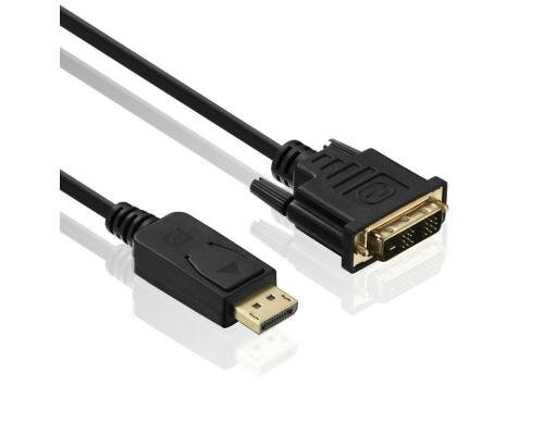 HDGear DisplayPort/DVI 1080p 5m DisplayPort - DVI 1080p, Schwarz