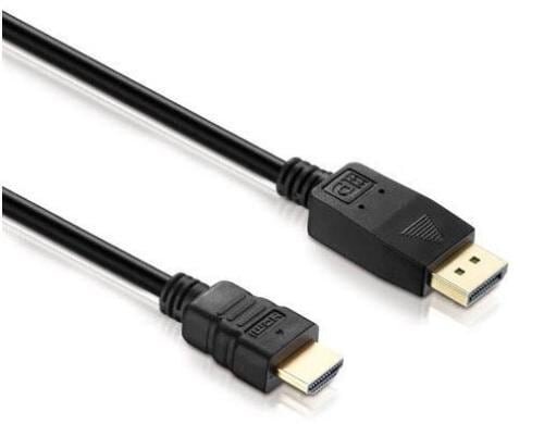 HDGear DisplayPort/HDMI 1080p 5m DisplayPort - HDMI 1080p, Schwarz