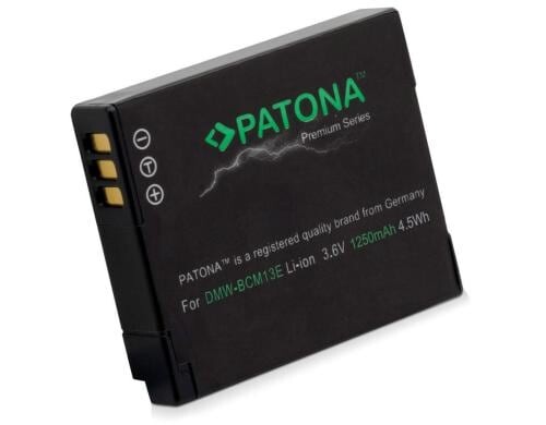 PATONA Premium Akku BLC13E, 1250 mAh /3.6V für TZ-58/TZ41/FT5