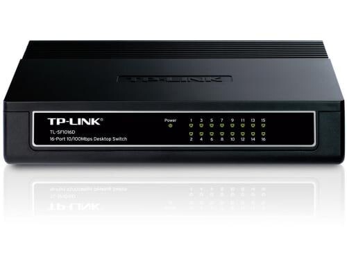 TP-Link TL-SF1016D: 16 Port Switch Kunststoffgehäuse