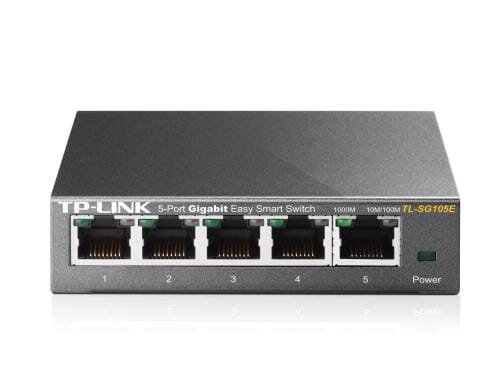 TP-Link TL-SG105: 5Port Easy Smart Switch 5x 10/100/1000Mbps RJ45-Ports