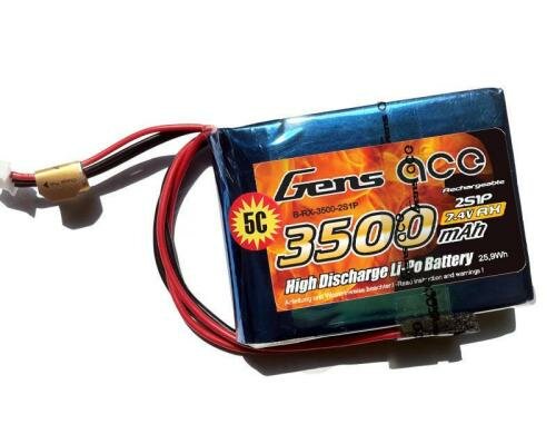 Gens LiPo-Akku 7.4V 3500mAh RX/TX 96x44x14mm 140g