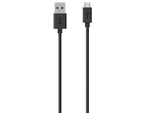 Belkin MIXIT Micro USB 2m schwar für Handy, PDA, Digitalkamera mit Micro-USB