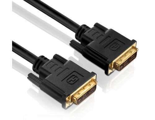 PureInstall, DVI Kabel, SingleLink, 5.00m 1920x1200, präzisions Stecker,