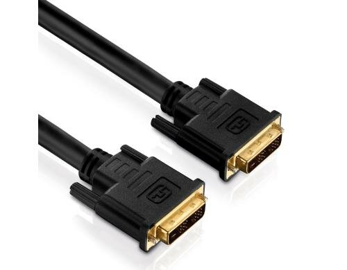 PureInstall, DVI Kabel, SingleLink, 10.0m 1920x1200, präzisions Stecker,