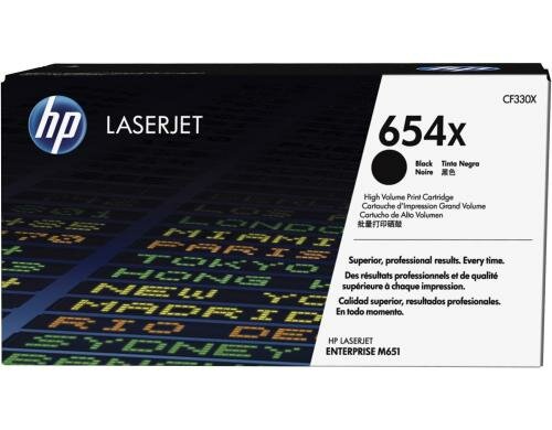 HP Toner 654X - Black (CF330X) Seitenkapazität ~ 20500 Seiten
