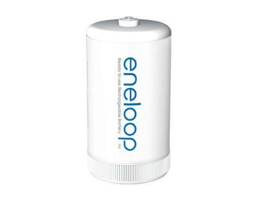 Panasonic eneloop BQ-BS1E/2E, Upsize: D 2er Pack, Nur Upsizer ohne Akku