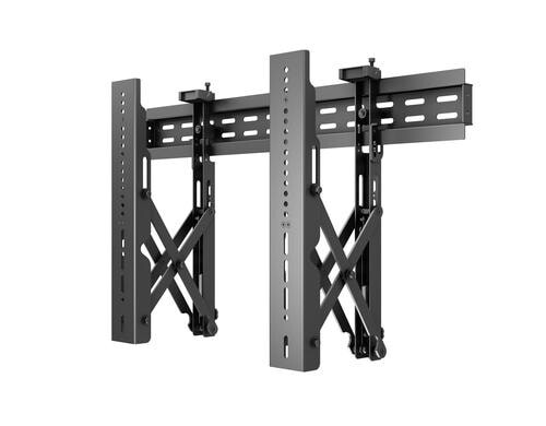 M Public Video Wall Mount Push bis max. 40kg Tragkraft, schwarz