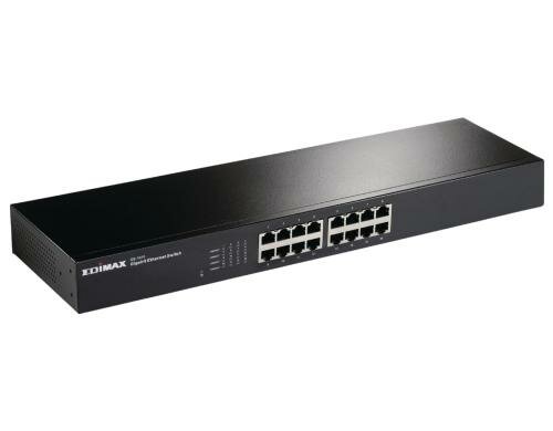 Edimax GS-1016: 16 Port Switch 1Gbps 19 Rackmount inkl. Montagekit