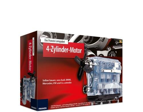 Franzis Lernpaket 4-Zylinder-Motor selber bauen, was Audi & Co. antreibt