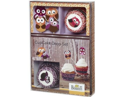 RBV Birkmann CupCake Deco-Set Eulen 36 teilig
