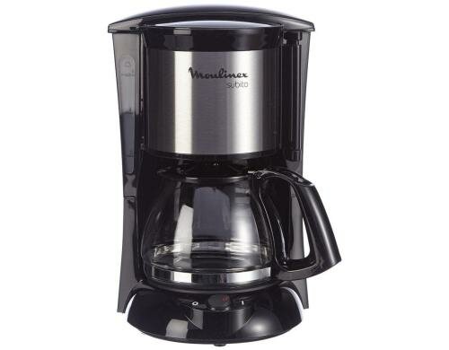 Moulinex Glaskaffeemasch. Subito black mini Glaskanne für ca. 6 Tassen