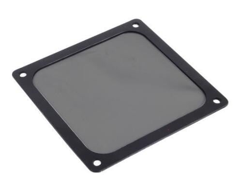 SilverStone SST-FF123B, Lüfterfilter 12cm schwarz, Befestigung über Magnetkontakt