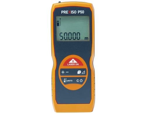 PREXISO P50 Laser Distanzmessgerät Messen bis 50 m, Genauigkeit +/- 2 mm