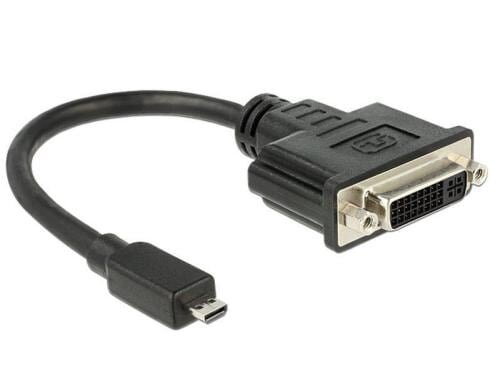 Monitorkonverter Micro-D HDMI zu DVI nur für onboard-Micro-D HDMI, schwarz