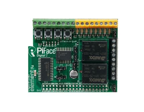 Raspberry PI Face 2 Digital Adapterboard Digitale Steuerung&Datenauslesung, für B+