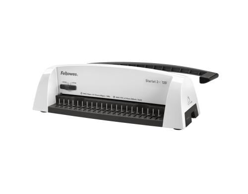 Fellowes Stanz- und Bindegerät Starlet 2+ Stanzk. bis 12 Blatt, 120 Blatt Bindek.