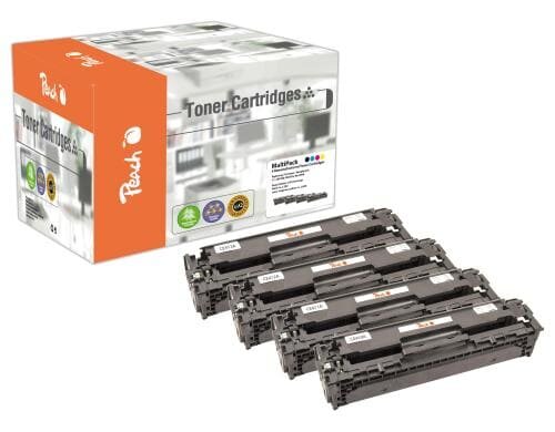 Peach Toner HP CE41A-Serie Multipack 1x bk 2200S je 1x c,m,y 2600S