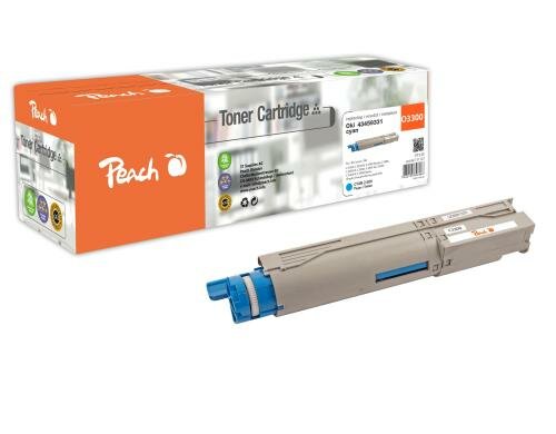 Peach Toner OKI 43459331 cyan 2500 Seiten