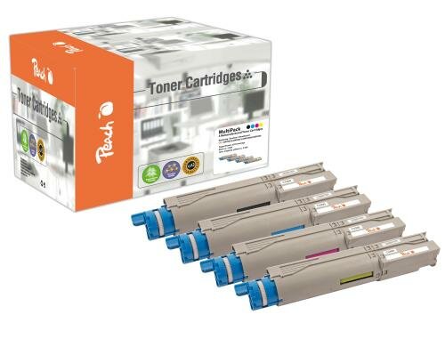 Peach Toner OKI C3000-Series Multipack bk,c,m,y je 2500 Seiten