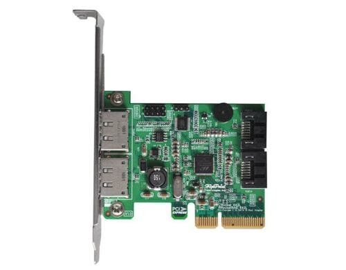Highpoint Rocket642L: 2 Port int, 2Port ext PCI-Express-x4 2.0, kompatibel mit SATA1/2