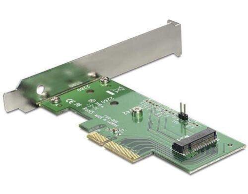 DeLock PCI-Express-x4 Kontroller Für 1x M.2 Key-M NVME PCI-E V.3&V.4 Modul