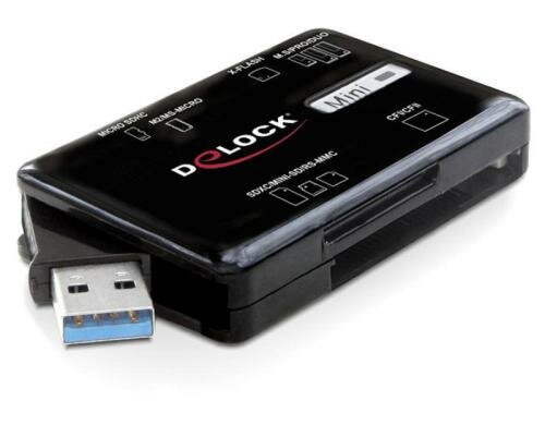 DeLock 91719 USB 3.0 Card Reader 6 Slot 1x USB-A Stecker, All in 1, 6 Slots