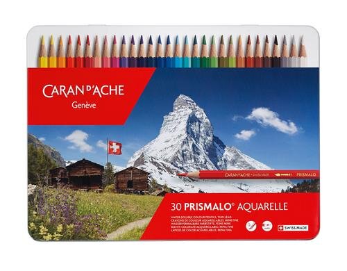 Caran d`Ache Prismalo 30 Farben in Metallschachtel, MineØ 3 mm