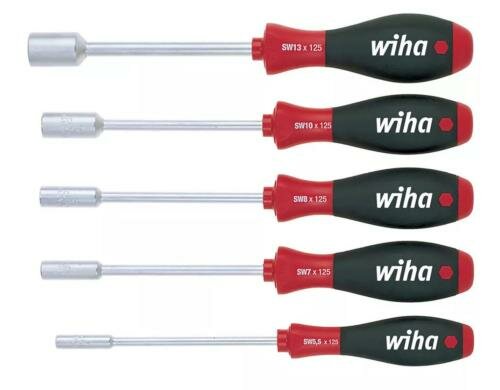 Wiha 341 K5 Schraubenzieher Set 5 teilig, SoftFinish