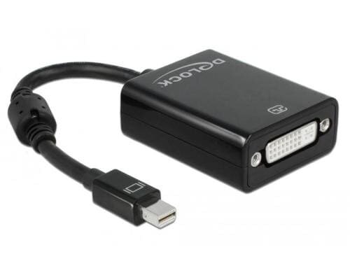 Monitoradapter Mini-Displayport zu DVI bis Full-HD, Farbe:schwarz