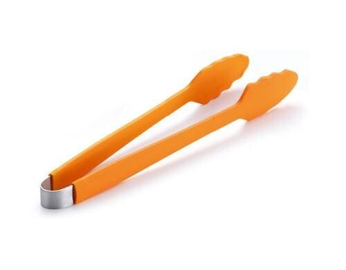 LotusGrill Grillzange mandarinenorange Material: Edelstahl/Silikon, Länge: 33cm