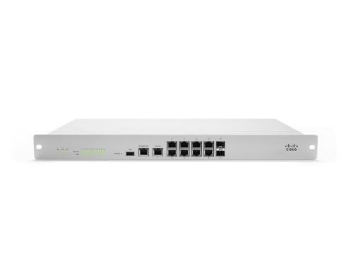 Meraki MX100: Cloud Managed SA 2xGE WAN, 8xGE, 2xSFP 1G