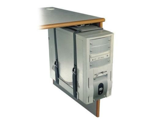 PC Tischhalterung GU81, schwarz bis max.30kg Tragkraft, schwarz