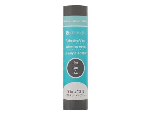 Silhouette Glossy Vinyl grau 1 Rolle, 23 cm x 300 cm
